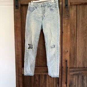 Wild Fable highest rise skinny Light Blue Acid Wash Jeans